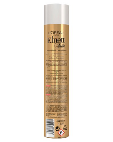 L Oreal Paris Hair Spray Laca Elnett Fijacion Normal 000 8411300625015 Back